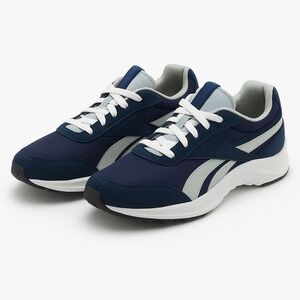 Reebok Royal Pervader Navy White Retro Running Shoes women's size 9.5 Sneakers